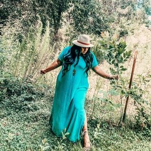 Teal Illusion Maxi